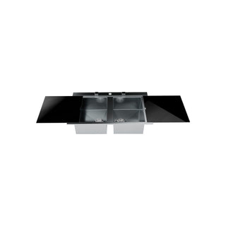 ANTHEA86X51_A 86X51 2V FREGADERO DE COCINA TECNOLAM