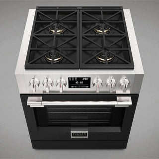 F6PDF304S1 30” DUAL FUEL PRO RANGE GAMA SOFIA PRO ESTUFA DE EMPOTRE ITALIANA FULGOR Milano