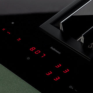 PARRILLA DE VITROCERAMICA CON EXTRACTOR QUANTUM FALMEC MADE IN ITALY