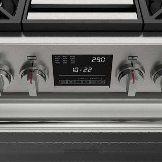F6PDF364GS1 36” DUAL FUEL PRO RANGE WITH GRIDDLE ESTUFA DE EMPOTRE ITALIANA GAMA SOFIA PRO FULGOR Milano