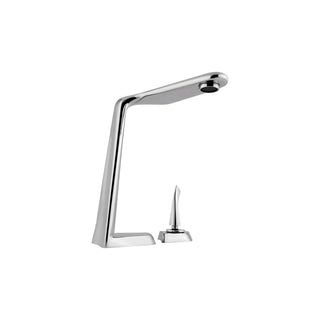 PIU-101 MONOMANDO ALTO PARA LAVABO PIURA. CROMO. INCLUYE CONTRA DE PUSH HELVEX