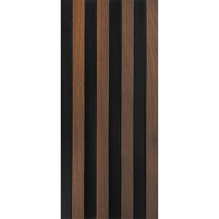 NOGAL OSCURO/NEGRO LAMBRÍN WPC MEDIDA 2900MM X 169MM X 24MM, CAPACIDAD DE CAJA 4.90M2, CAJA 10 PIEZAS
