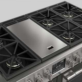 F6PDF486GS1 48” RIALTO GREY DUAL FUEL PRO RANGE GAMA SOFIA PRO ESTUFA DE EMPOTRE ITALIANA FULGOR Milano