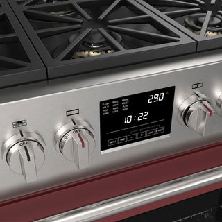 F6PDF366S1 36” DUAL FUEL PRO RANGE ESTUFA DE EMPOTRE ITALIANA FULGOR Milano