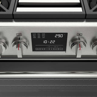 F6PDF364GS1 36” DUAL FUEL PRO RANGE WITH GRIDDLE ESTUFA DE EMPOTRE ITALIANA GAMA SOFIA PRO FULGOR Milano