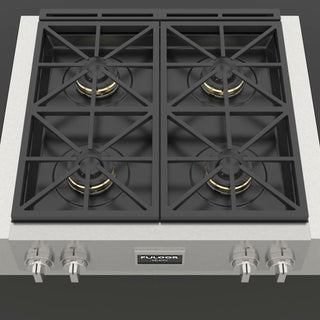 F6GRT304S1 30" PARRILLA DE EMPOTRE PROFUNDO PROFESSIONAL GAS RANGE TOP FULGOR MILANO