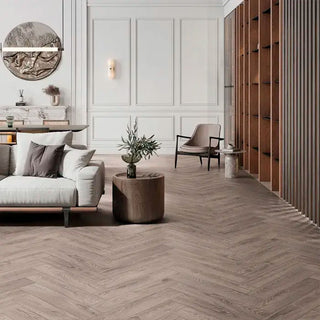 RUTHERFORD K488 PISO LAMINADO ESPESOR 8MM, EMPAQUE 11 TABLAS, MEDIDA 630 X 126 X 8MM CAJA 0.87 M2 HERRINGBONE