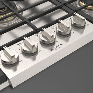 F6PGK365S1 36” PARRILLA DE SOBREPONER ITALIANA SOFIA PRO GAS COOKTOP FULGOR MILANO