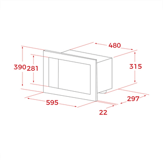 TOTAL MS 620 BIS HORNO DE MICROONDAS TEKA