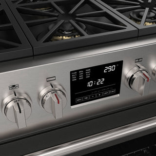 F6PDF366S1 36” DUAL FUEL PRO RANGE ESTUFA DE EMPOTRE ITALIANA FULGOR Milano