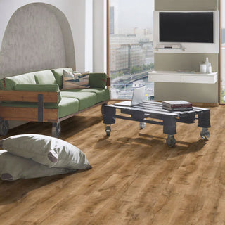 GOLD VOLCANO OAK PLANK K462 ESPESOR 8MM, EMPAQUE 9 TABLAS, MEDIDA 1285 X 192 X 8MM CAJA 2.22 M2 CASTELLO