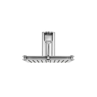 H-3002 REGADERA CUADRADA DE CHORRO FIJO CON SISTEMA ANTICALCÁREO PLATO ANCHO DE 8" CROMO. NO INCLUYE BRAZO HELVEX
