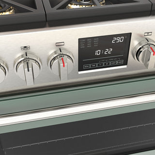 F6PDF366S1 36” DUAL FUEL PRO RANGE ESTUFA DE EMPOTRE ITALIANA FULGOR Milano