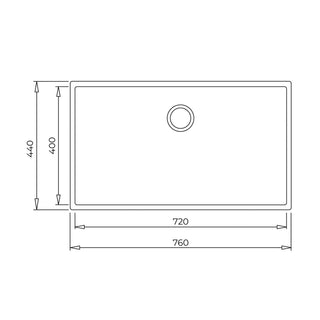 MAESTRO FLEXLINEA RS15 860 M-XT 2B TEAK SINK 
