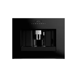 F7BC24B1 24" CAFETERA ITALIANA Coffee Machine BLACK GLASS FULGOR MILANO