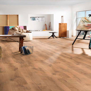 GOLD VOLCANO OAK PLANK K462 ESPESOR 8MM, EMPAQUE 9 TABLAS, MEDIDA 1285 X 192 X 8MM CAJA 2.22 M2 CASTELLO