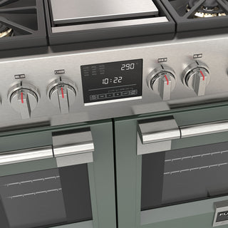 F6PDF486GS1 48” SAGE VELVET DUAL FUEL PRO RANGE  GAMA SOFIA PRO ESTUFA DE EMPOTRE ITALIANA FULGOR Milano