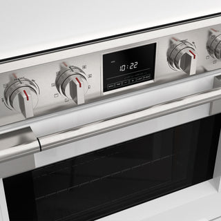 F6PDP30S1 30” CANOVA WHITE PROFESSIONAL DOUBLE OVEN HORNO DOBLE ELÉCTRICO FULGOR Milano