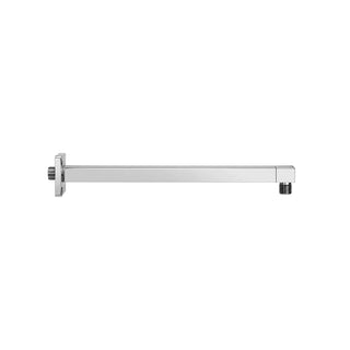 TR-036 BRAZO Y CHAPETÓN RECTO CUADRADO PARA REGADERA CROMO HELVEX
