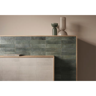 BRICK MUSSA GREEN 7.5*30 CM (CAJA 0.495 M2) BRICKS & MORE CASTEL