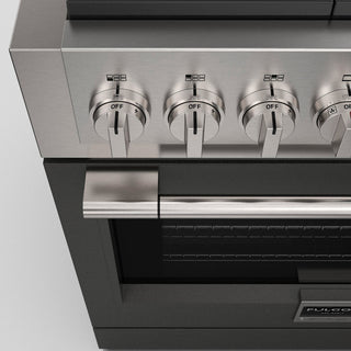 F6PDF366S1 36” DUAL FUEL PRO RANGE ESTUFA DE EMPOTRE ITALIANA FULGOR Milano