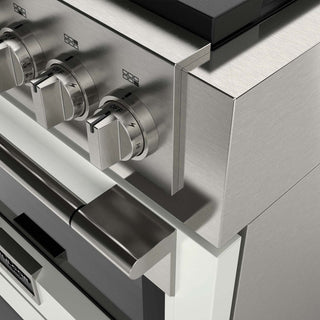 F6PDF364GS1 36” DUAL FUEL PRO RANGE WITH GRIDDLE ESTUFA DE EMPOTRE ITALIANA GAMA SOFIA PRO FULGOR Milano