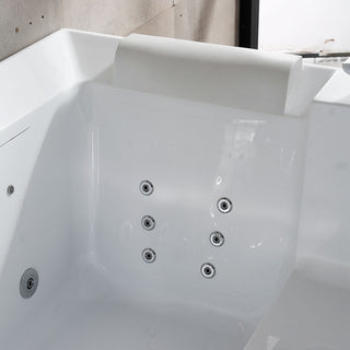 MIKONOS TINA A MURO CON FALDÓN  (180*135*69 CM) Q439 SALLY