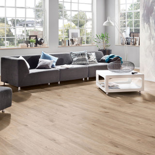 EURUS OAK K406 ESPESOR 8MM, EMPAQUE 6 TABLAS, MEDIDA 1285 X 327 X 8MM CAJA 2.52 M2 WIDE BODY