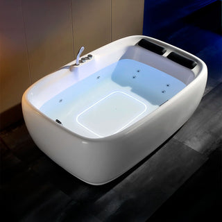 CAPRI TINA DE HIDROMASAJE, CROMOTERAPIA & BLOWER FREESTANDING (180*120*60 CM) Q440 SALLY