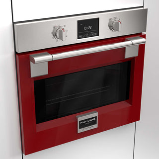 F6PSP30S1 30” VENETIAN RED PROFESSIONAL SINGLE OVEN HORNO ELÉCTRICO ITALIANO FULGOR Milano