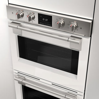F6PDP30S1 30” CANOVA WHITE PROFESSIONAL DOUBLE OVEN HORNO DOBLE ELÉCTRICO FULGOR Milano