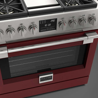 F6PDF364GS1 36” DUAL FUEL PRO RANGE WITH GRIDDLE ESTUFA DE EMPOTRE ITALIANA GAMA SOFIA PRO FULGOR Milano