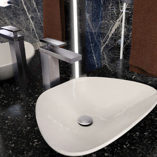 L-EP-933-TN MONOMANDO ALTO PARA LAVABO MAXIMA TITANIUM. INCLUYE CONTRA PUSH HELVEX