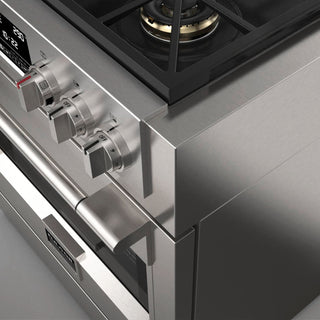 F6PDF304S1 30” DUAL FUEL PRO RANGE GAMA SOFIA PRO ESTUFA DE EMPOTRE ITALIANA FULGOR Milano