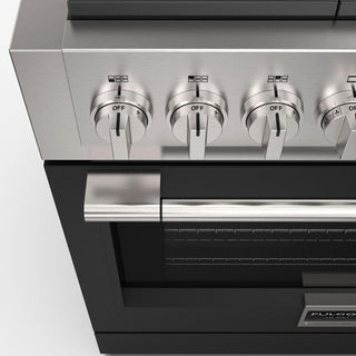 F6PDF366S1 36” DUAL FUEL PRO RANGE ESTUFA DE EMPOTRE ITALIANA FULGOR Milano