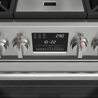 F6PDF364GS1 36” DUAL FUEL PRO RANGE WITH GRIDDLE ESTUFA DE EMPOTRE ITALIANA GAMA SOFIA PRO FULGOR Milano