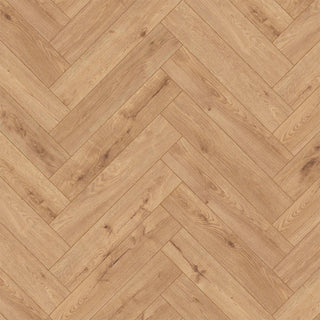 SUNDACE OAK PISO LAMINADO K326 ESPESOR 8MM, EMPAQUE 11 TABLAS, MEDIDA 630 X 126 X 8MM CAJA 0.87 M2 HERRINGBONE