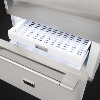 F7PBM36S2-R 36” REFRIGERADOR DERECHO ITALIANO PROFESSIONAL FRIDGE BOTTOM DRAWER RIGHT HINGE FULGOR Milano