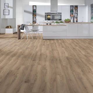 HAYBRIDGE OAK K285 PISO LAMINADO ESPESOR 10MM, EMPAQUE 9 TABLAS, MEDIDA 628 X 157 X 10MM X-WAY