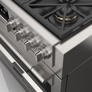 F6PDF366S1 36” DUAL FUEL PRO RANGE ESTUFA DE EMPOTRE ITALIANA FULGOR Milano