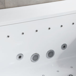 MIKONOS TINA A MURO CON FALDÓN  (180*135*69 CM) Q439 SALLY