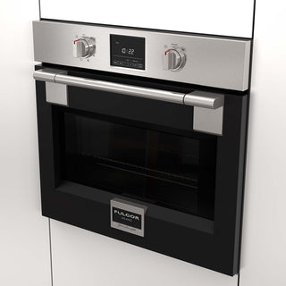 F6PSP30S1 30” GONDOLA BLACK PROFESSIONAL SINGLE OVEN HORNO ELÉCTRICO ITALIANO FULGOR Milano
