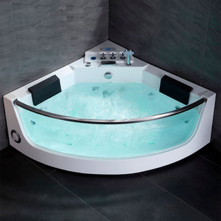 SANTORINI TINA CON HIDROMASAJE DE ESQUINA (138*138*63 CM) Q322N SALLY
