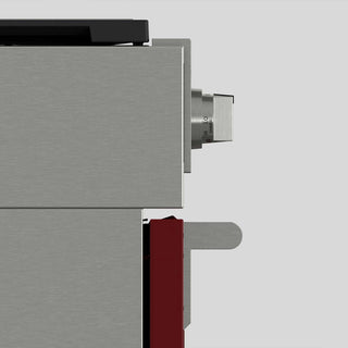 F6PDF486GS1 48” VENETIAN RED DUAL FUEL PRO RANGE GAMA SOFIA PRO ESTUFA DE EMPOTRE ITALIANA FULGOR Milano