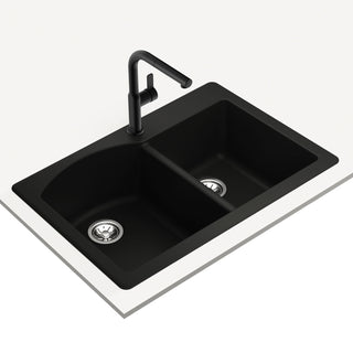 TOTAL VILA 33.22 OFFSET 2B 31⁄2 WO/OVF BLACK FREGADERO TEGRANITE+ TEKA