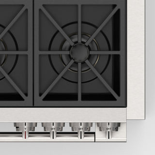 F6PDF366S1 36” DUAL FUEL PRO RANGE ESTUFA DE EMPOTRE ITALIANA FULGOR Milano