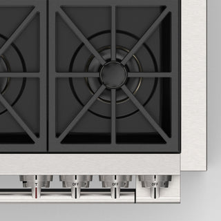 F6PDF366S1 36” DUAL FUEL PRO RANGE ESTUFA DE EMPOTRE ITALIANA FULGOR Milano