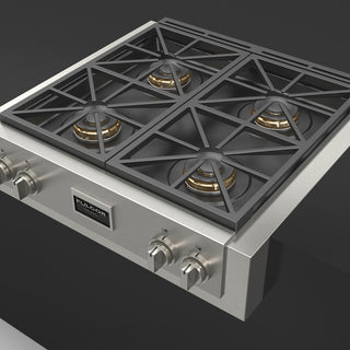 F6GRT304S1 30" PARRILLA DE EMPOTRE PROFUNDO PROFESSIONAL GAS RANGE TOP FULGOR MILANO