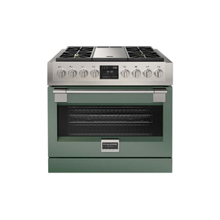 F6PDF364GS1 36” DUAL FUEL PRO RANGE WITH GRIDDLE ESTUFA DE EMPOTRE ITALIANA GAMA SOFIA PRO FULGOR Milano