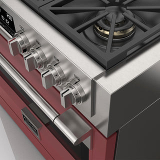 F6PDF366S1 36” DUAL FUEL PRO RANGE ESTUFA DE EMPOTRE ITALIANA FULGOR Milano